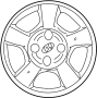 View COVER ASSY-WHEEL. COVER-WHEEL Full-Sized Product Image 1 of 1