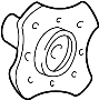 Image of Wheel Hub (Front) image for your Hyundai