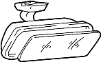 Image of Interior Rear View Mirror. Mirror inside. Front image for your 2024 Hyundai Elantra N 2.0L Theta II A/T Base Sedan 