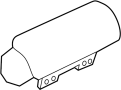 Image of Instrument Panel Air Bag image for your 2014 Hyundai Equus   