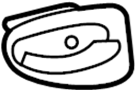 View Interior Door Handle (Left) Full-Sized Product Image