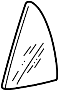 Image of Door Glass (Left, Rear) image for your 2024 Hyundai Palisade  Calligraphy Sport Utility 