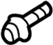 Image of Bolt. Mud. Fender Liner Bolt. Mud. image for your 2017 Hyundai Veloster 1.6L A/T Turbo Hatchback 