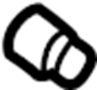 Image of Fuel Door Bumper image for your 2003 Hyundai Elantra   