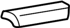 Image of Trim. Clip. Pillar. Quarter. Panel. (Lower). A fastener to retain the. image for your 2005 Hyundai Santa Fe 2.7L V6 A/T FWD GLS Sport Utility 