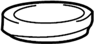 Image of Coil Spring Insulator (Rear, Upper, Lower) image for your 2004 Hyundai Elantra   