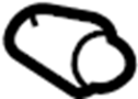 Image of Bumper. (Lower). Bump Stop used for the. image for your 2002 Hyundai Santa Fe  LX Sport Utility 