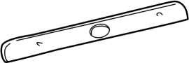 Image of Deck Lid Finish Panel (Rear, Upper) image for your 2002 Hyundai Accent   