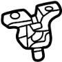 Image of Liftgate Hinge image for your 2014 Hyundai Veloster   