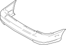 Image of Bumper Cover (Rear, Upper, Lower) image for your 2021 Hyundai Tucson   