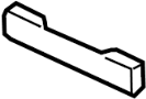 Image of Bumper Impact Bar Bracket (Right, Front, Upper) image for your 2005 Hyundai XG350   