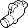 Image of Engine Coolant Thermostat Housing image for your 2006 Hyundai Elantra   