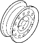 View Disk wheel, light alloy, in Orbitgrey Full-Sized Product Image 1 of 1