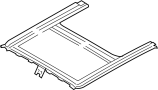 Image of Sunroof Frame image for your 2022 Hyundai Elantra N   