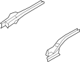 Image of Frame Side Member (Left, Rear) image for your 2011 Hyundai Accent   