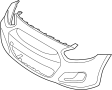 Image of Bumper Cover (Front, Lower) image for your 2021 Hyundai Kona 1.6L Gamma A/T FWD Night Sport Utility 