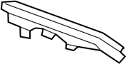 Image of Grille Bracket (Left) image for your 2002 Hyundai Santa Fe 2.4L A/T FWD Base Sport Utility 