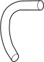 View HOSE-RADIATOR LOWER. HOSE-RADIATOR LWR Full-Sized Product Image