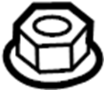 View Nut. Engine. Tube. Pipe. (Front, Upper, Lower) Full-Sized Product Image