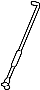 Image of Hood / Trunk Prop Rod image for your Hyundai
