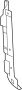 Image of Fender Insulator (Left, Rear) image for your 2023 Hyundai Kona Electric   