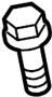 Image of Bolt. (Upper, Lower). A threaded rod with a. image for your 2012 Hyundai Tucson  GL Sport Utility 