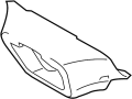 Image of Steering Wheel Back Cover (Rear, Lower) image for your 2016 Hyundai Accent  SE Sedan 