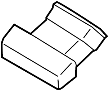 Image of Instrument Panel Air Duct (Rear) image for your 2001 Hyundai Elantra   