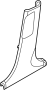 Image of Door Pillar Post Trim Set (Right, Lower) image for your 2012 Hyundai Equus   