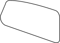 Image of Door Mirror Glass (Right, Rear) image for your 2018 Hyundai Santa Fe   