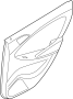Image of Door Interior Trim Panel (Right, Rear) image for your 2010 Hyundai Veracruz   