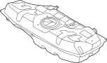 Image of FUEL TANK. TANK ASSEMBLY - FUEL. Fuel Tank. image for your 2013 Hyundai Tucson 2.4L A/T FWD GL Sport Utility 