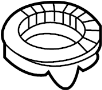 Image of Coil Spring Insulator (Rear, Upper) image for your 2017 Hyundai Accent  Value Edition Sedan 