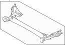 Image of Suspension Subframe image for your 2017 Hyundai Accent  Value Edition Sedan 
