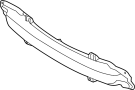 Image of Bumper Impact Bar (Rear) image for your 2017 Hyundai Accent   