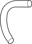 Image of Radiator Coolant Hose (Upper, Lower) image for your 2016 Hyundai Elantra  Limited Sedan 