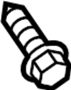 Image of Bolt. Shock. Suspension. Absorber. A Bolt used to secure a. image for your 2013 Hyundai Elantra  GLS Sedan 