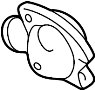 Image of Engine Coolant Thermostat Housing image for your Hyundai