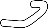 Image of Hose. Oil. Cooler. (Upper). Automatic Transmission. image for your 2012 Hyundai Santa Fe  Limited Sport Utility 