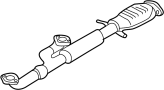 Image of Pipe. Exhaust. Catalytic Converter. Exhaust Intermediate. (Front). Catalytic Converter. image for your 2007 Hyundai Sonata   
