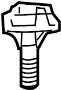 View Spare clamp. Spare Tire Bolt.  Full-Sized Product Image