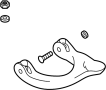 View Suspension Control Arm (Right, Front, Upper) Full-Sized Product Image 1 of 2