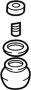 View Suspension Ball Joint (Front, Upper) Full-Sized Product Image