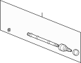 Image of Joint. Axle. (Left). A single complete and. image for your 2020 Hyundai Santa Fe   