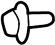 View Window Regulator Guide Bolt (Front) Full-Sized Product Image 1 of 1