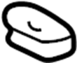 View Cushion. Grommet. Seat. Clip. AND.  Full-Sized Product Image
