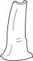 Image of Door Pillar Post Trim Set (Right, Lower) image for your 2012 Hyundai Equus   