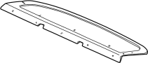 Image of Package Tray Trim (Front, Rear, Upper) image for your 2008 Hyundai Azera   