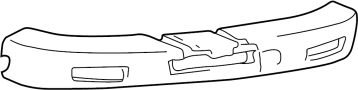 Image of Bumper Impact Absorber (Right, Rear) image for your 2012 Hyundai Sonata   