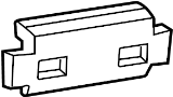 Image of Bumper Impact Absorber (Right, Rear) image for your 2012 Hyundai Sonata   